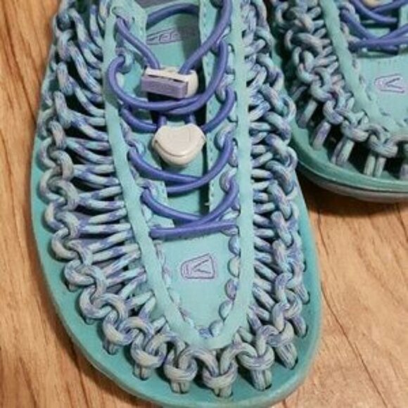 KEEN Uneek Capri Breeze Periwinkle Sandals b80 - Picture 3 of 5